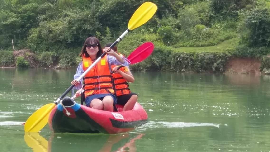 Yến Nhi Bản Giốc Homestay - Nhà sàn đá cổ Cao Bang Extérieur photo