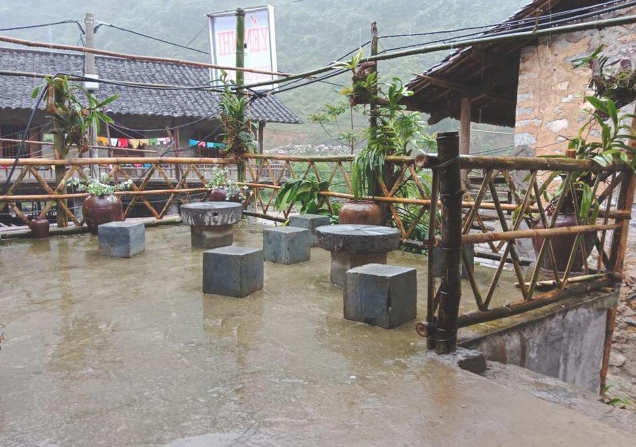 Yến Nhi Bản Giốc Homestay - Nhà sàn đá cổ Cao Bang Extérieur photo
