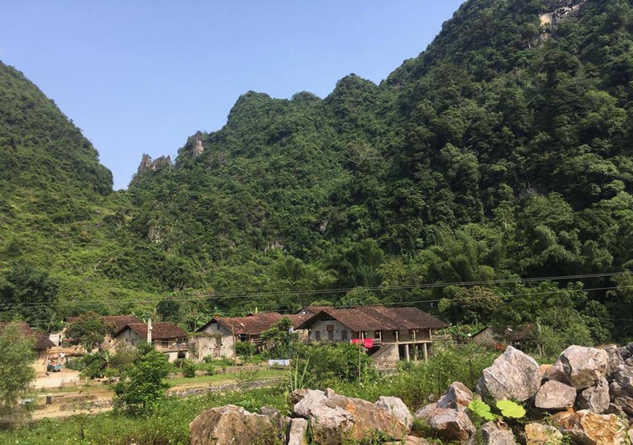 Yến Nhi Bản Giốc Homestay - Nhà sàn đá cổ Cao Bang Extérieur photo